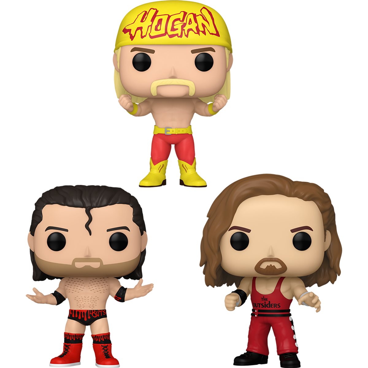 Funko Pop WWE: Hogan y The Outsiders 3 Pack