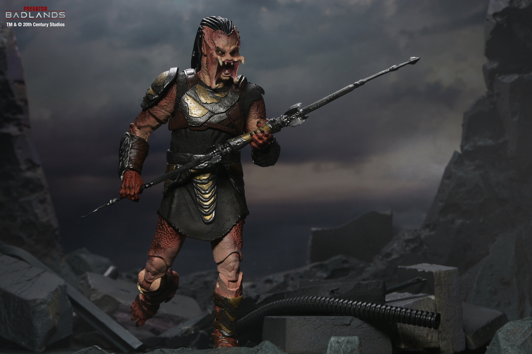 NECA Figura de Accion Ultimate: Depredador Tierras Salvajes - Dek Armadura de Entrenamiento 7 Pulgadas