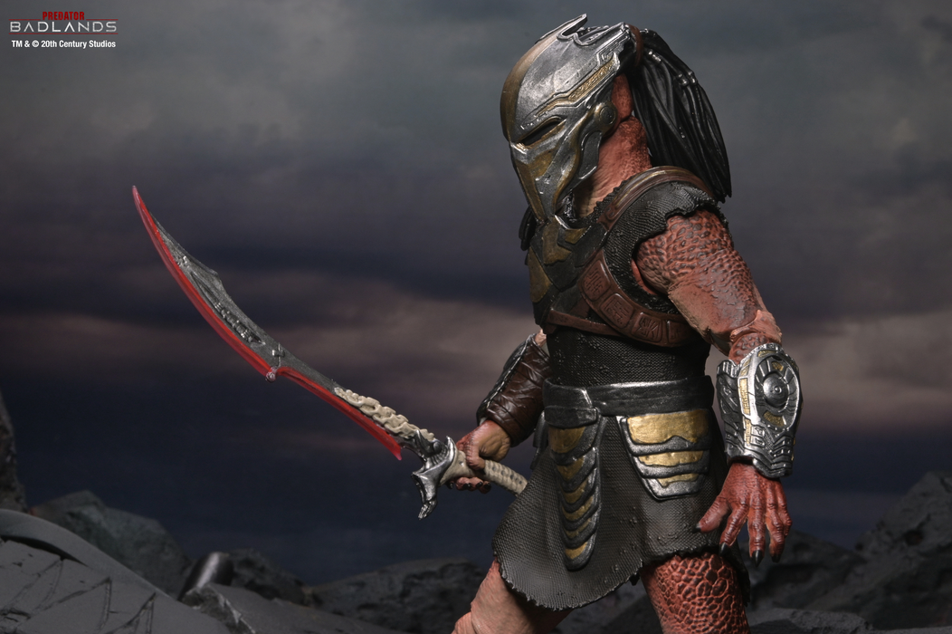 NECA Figura de Accion Ultimate: Depredador Tierras Salvajes - Dek Armadura de Entrenamiento 7 Pulgadas