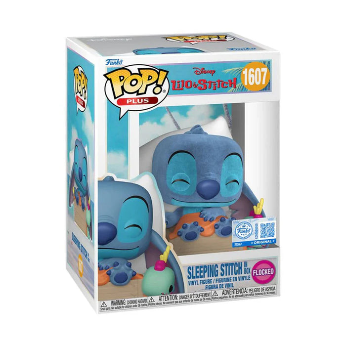 Funko Pop Plus: Lilo y Stitch - Sleeping Stitch in Box Flocked Exclusivo