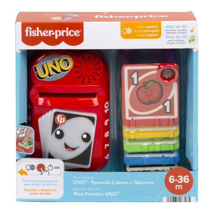 Fisher Price R√≠e Y Aprende: Juguete Para Bebes - Uno Aprende Colores Y N√∫meros