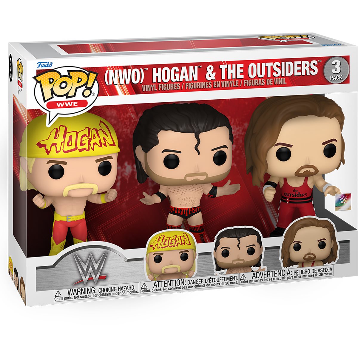 Funko Pop WWE: Hogan y The Outsiders 3 Pack