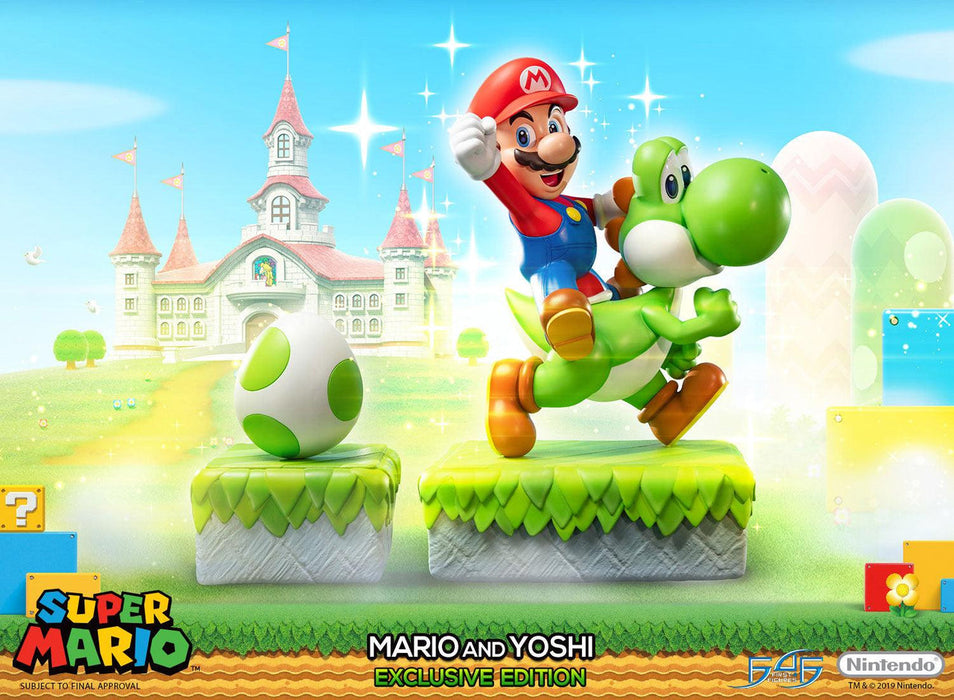 First 4 Figures: Super Mario - Mario y Yoshi Exclusive Edition 19 Pulgadas