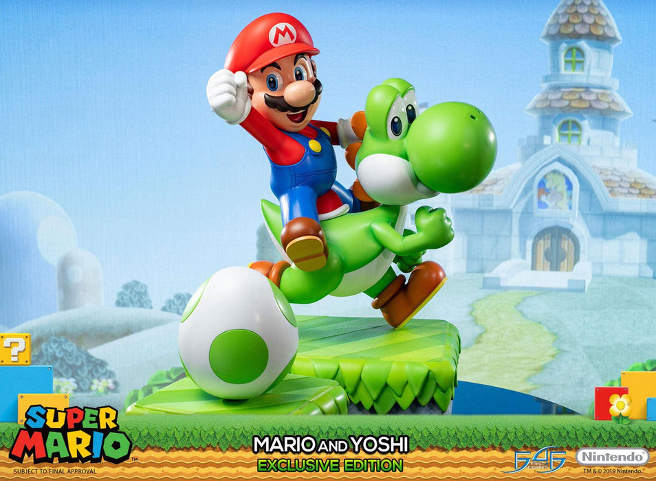 First 4 Figures: Super Mario - Mario y Yoshi Exclusive Edition 19 Pulgadas