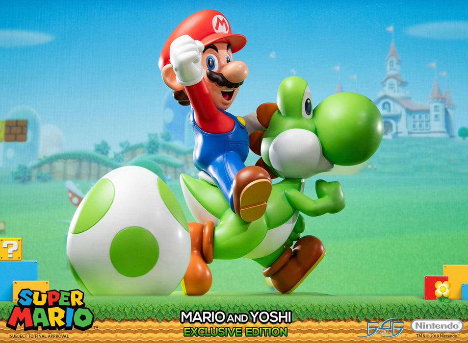 First 4 Figures: Super Mario - Mario y Yoshi Exclusive Edition 19 Pulgadas