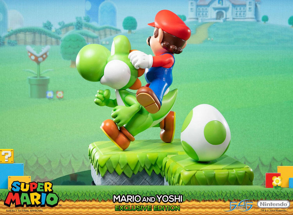 First 4 Figures: Super Mario - Mario y Yoshi Exclusive Edition 19 Pulgadas