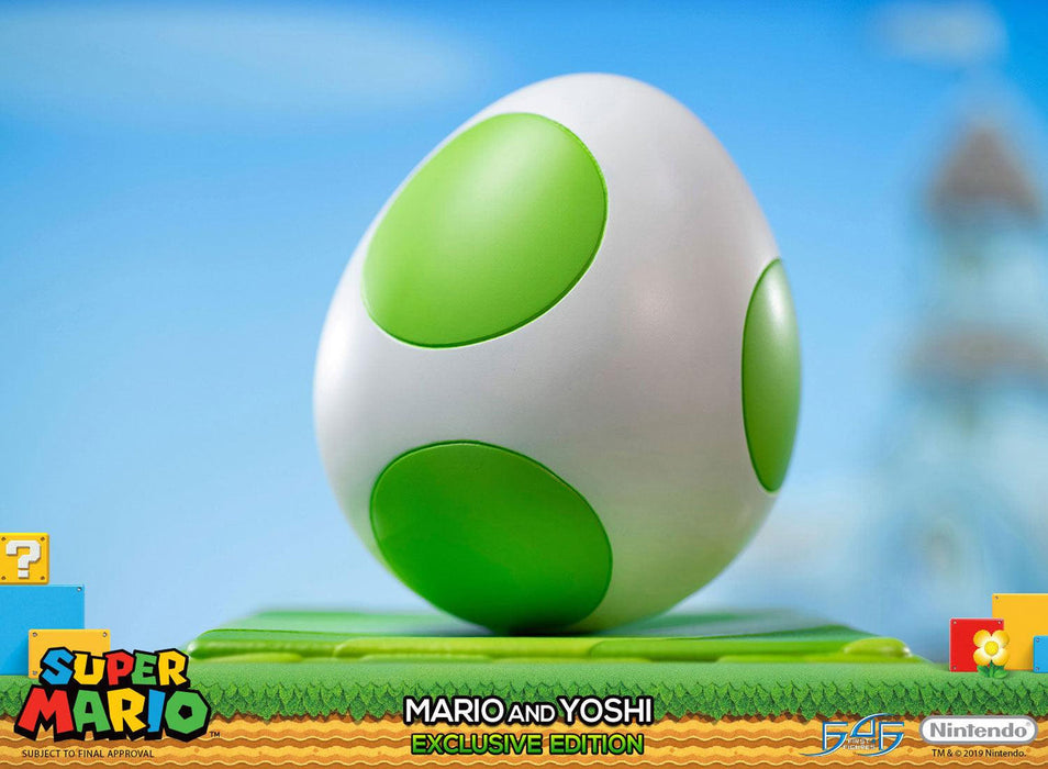 First 4 Figures: Super Mario - Mario y Yoshi Exclusive Edition 19 Pulgadas