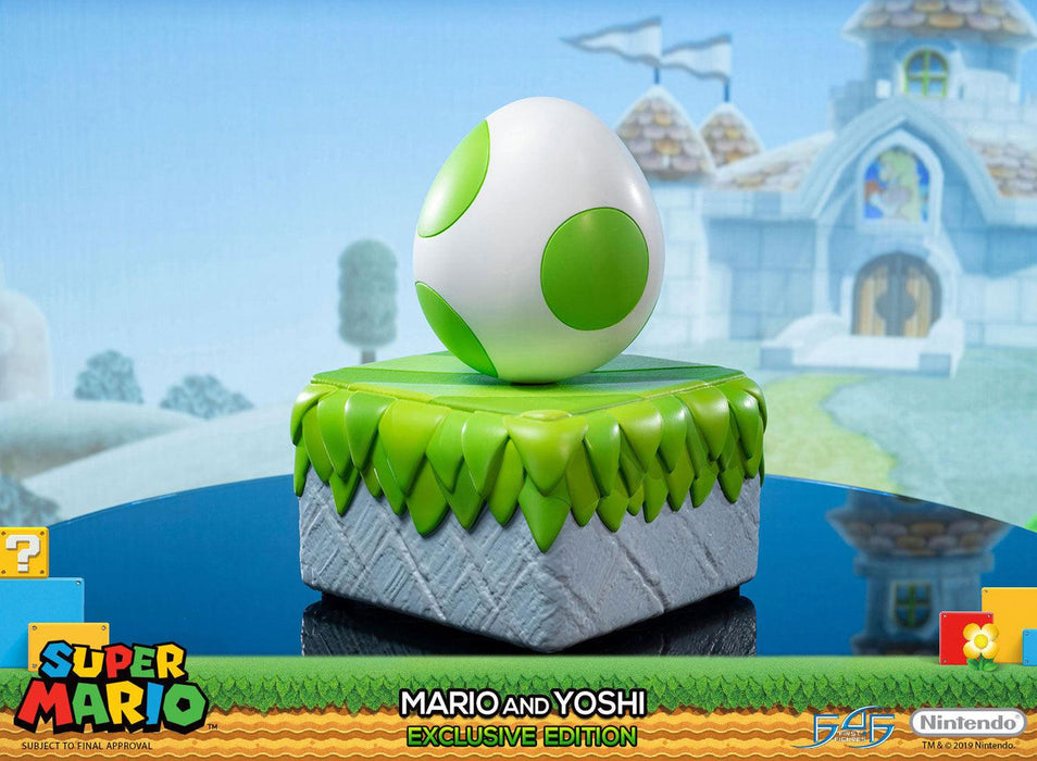 First 4 Figures: Super Mario - Mario y Yoshi Exclusive Edition 19 Pulgadas