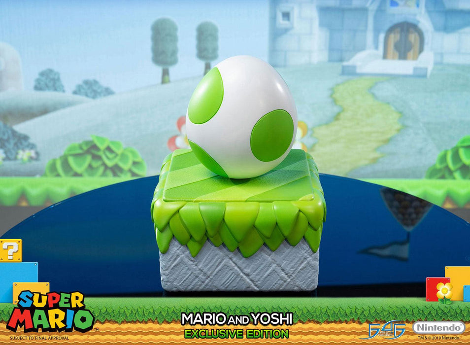 First 4 Figures: Super Mario - Mario y Yoshi Exclusive Edition 19 Pulgadas