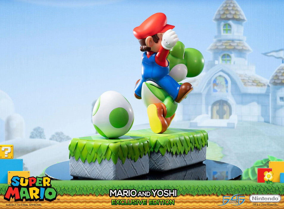 First 4 Figures: Super Mario - Mario y Yoshi Exclusive Edition 19 Pulgadas
