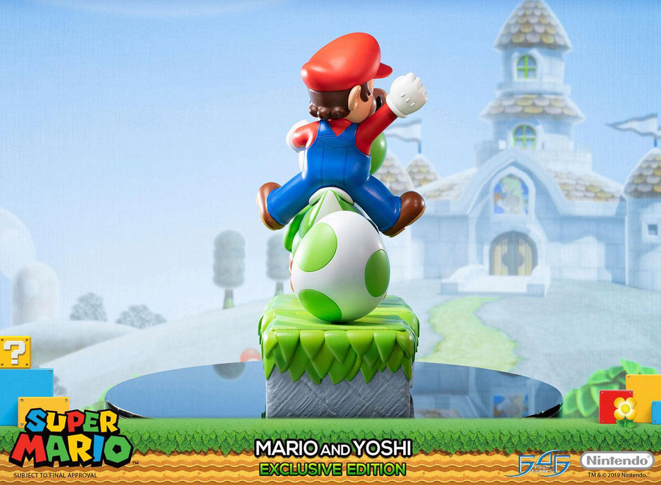 First 4 Figures: Super Mario - Mario y Yoshi Exclusive Edition 19 Pulgadas