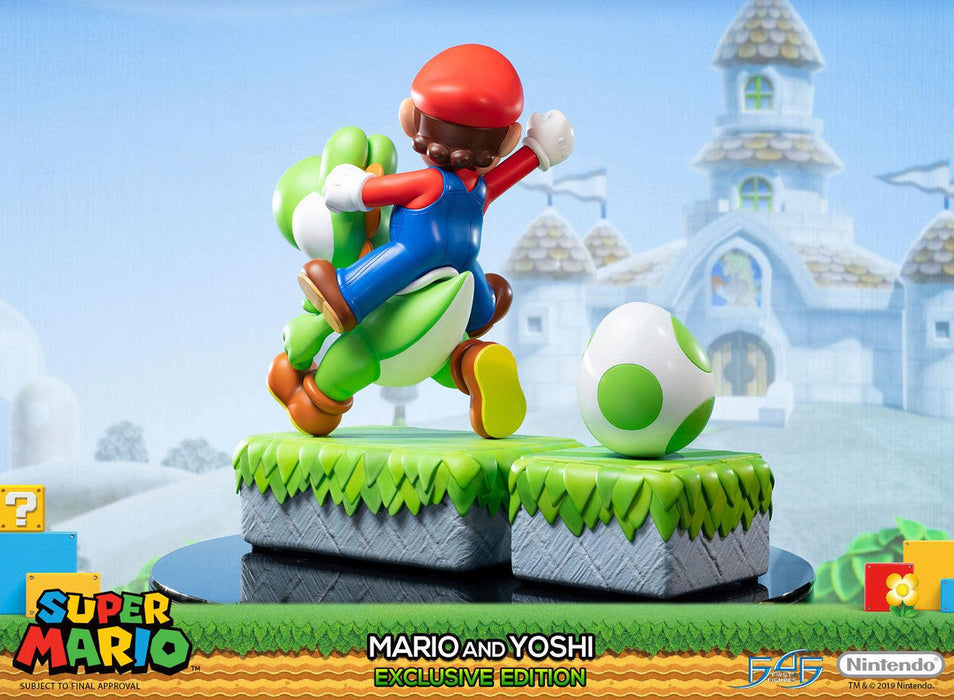 First 4 Figures: Super Mario - Mario y Yoshi Exclusive Edition 19 Pulgadas