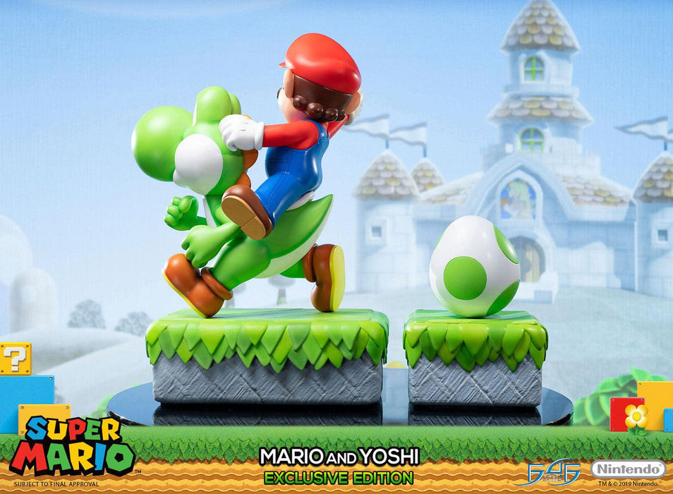 First 4 Figures: Super Mario - Mario y Yoshi Exclusive Edition 19 Pulgadas