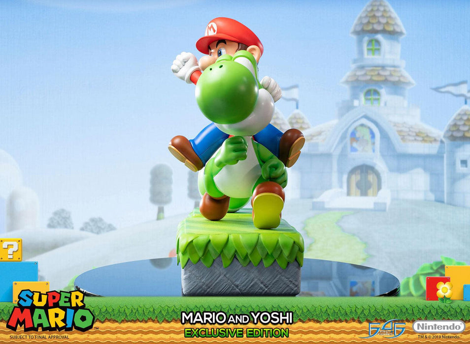 First 4 Figures: Super Mario - Mario y Yoshi Exclusive Edition 19 Pulgadas