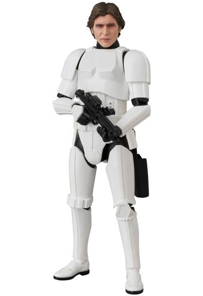 Medicom Toy Mafex: Star Wars A New Hope - Han Solo Traje De Stormtrooper