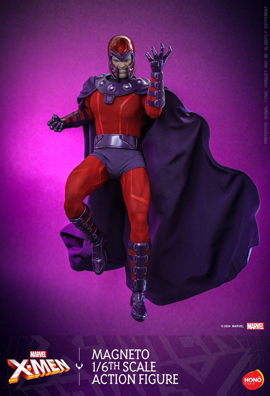 Hono Studio Action Figure: Marvel X Men - Magneto Escala 1/6