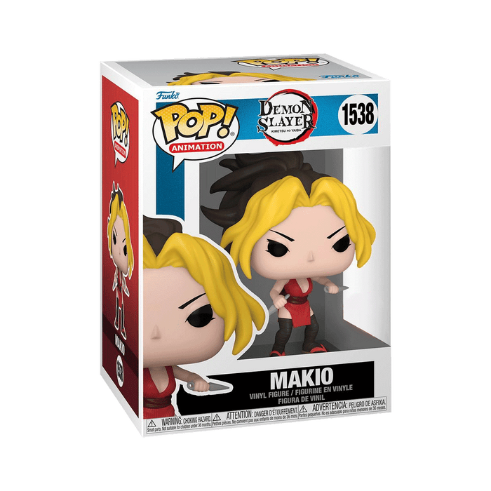 Funko Pop Animation: Demon Slayer - Makio pose de Batalla Exclusivo