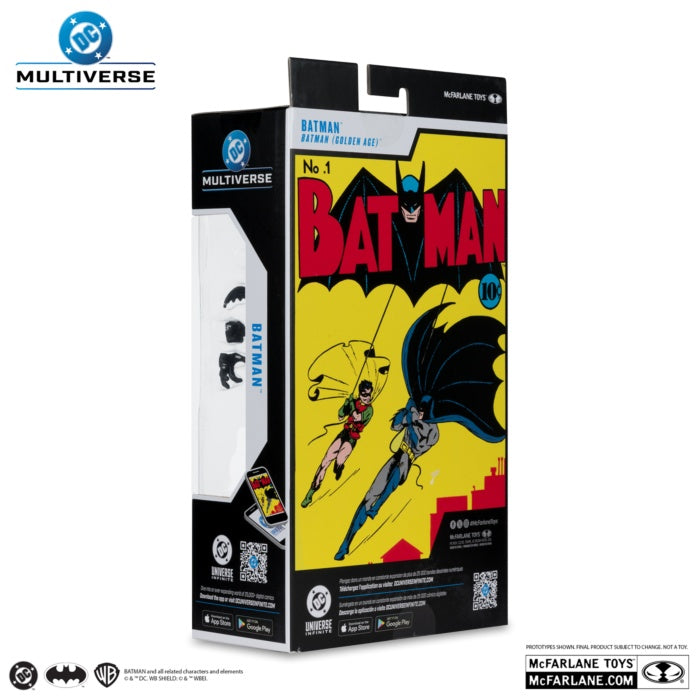 Mcfarlane Dc Multiverse: Batman Num 1 - Batman Chase 7 Pulgadas