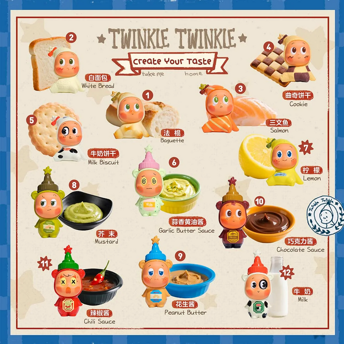 POP MART: Twinkle Twinkle - Create Your Taste Series Figures-A