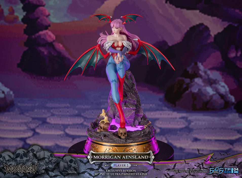 First 4 Figures: Darkstalkers - Morrigan Aensland Player 2 Variant 10 Pulgadas