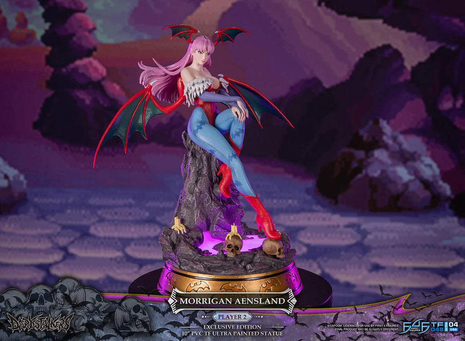 First 4 Figures: Darkstalkers - Morrigan Aensland Player 2 Variant 10 Pulgadas