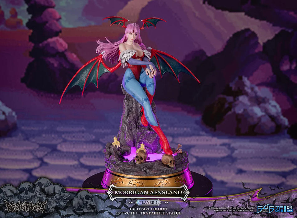 First 4 Figures: Darkstalkers - Morrigan Aensland Player 2 Variant 10 Pulgadas