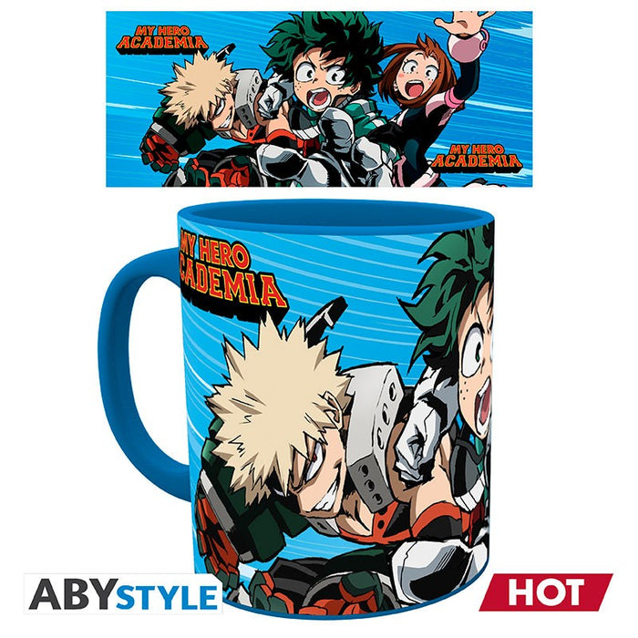 ABYstyle Taza De Ceramica Termocromatica: My Hero Academia - Deku, Ochaco y Bakugo 320 ml