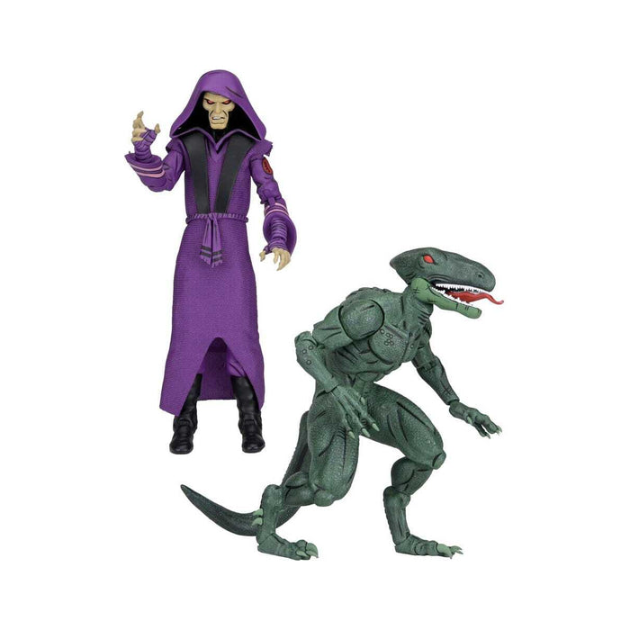 NECA Figura de Accion: TMNT Tortugas Ninja Mirage Comics - Daimyo Orkai y Raptor 7 Pulgadas