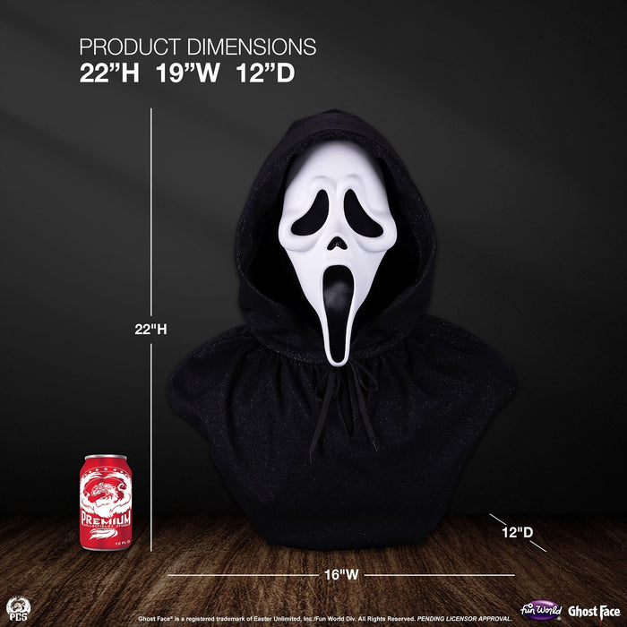PCS Life Size Bust: Scream - Ghost Face Escala 1/1