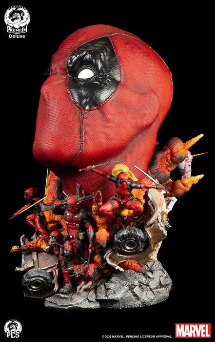PCS Bust Fine Art Series: Marvel - Deadpool Deluxe 16.5 Pulgadas