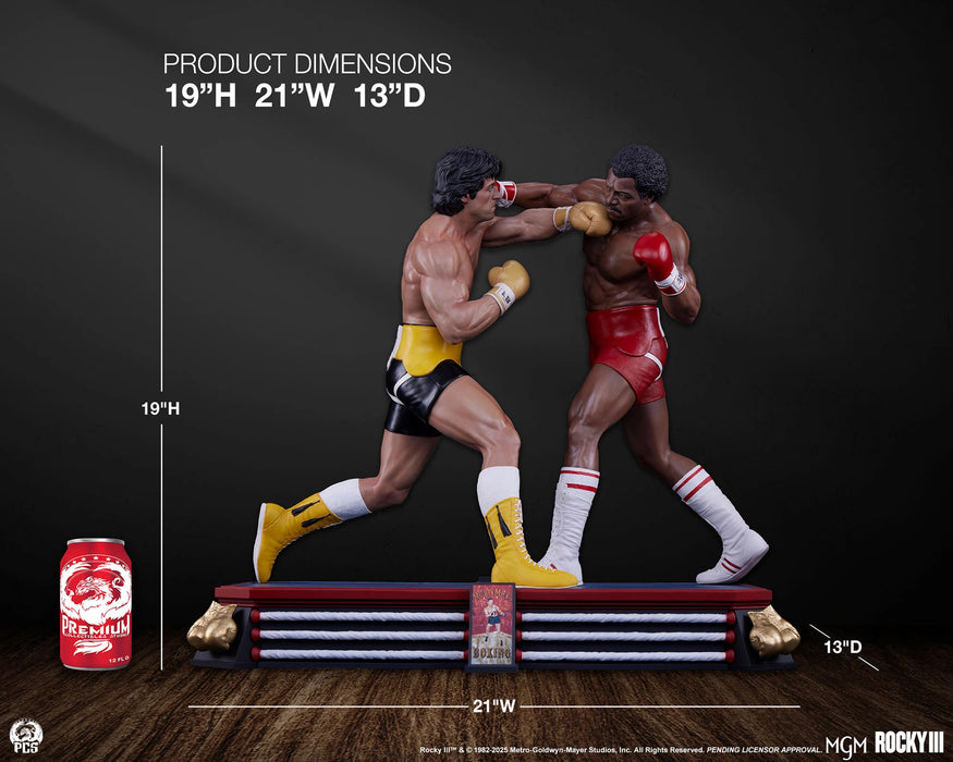 PCS Diorama: Rocky III - Rocky Balboa vs Apollo Creed Escala 1/4