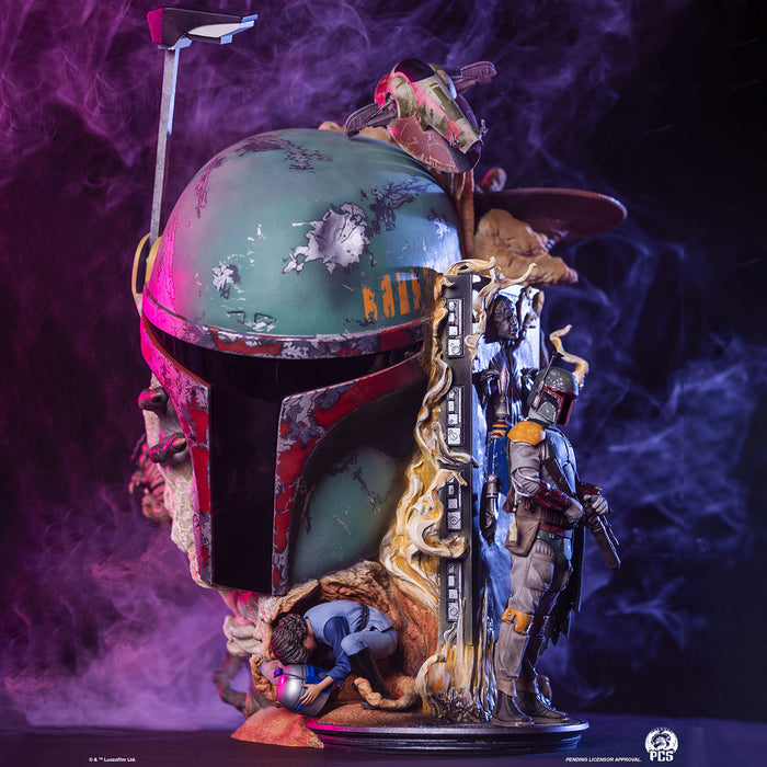 PCS Fine Art Bust: Star Wars The Empires Strikes Back - Boba Fett Deluxe 20 Pulgadas