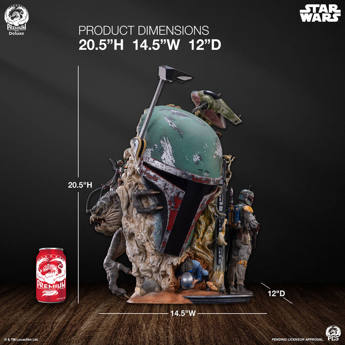 PCS Fine Art Bust: Star Wars The Empires Strikes Back - Boba Fett Deluxe 20 Pulgadas