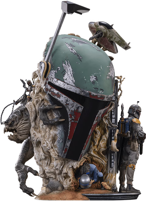 PCS Fine Art Bust: Star Wars The Empires Strikes Back - Boba Fett Deluxe 20 Pulgadas