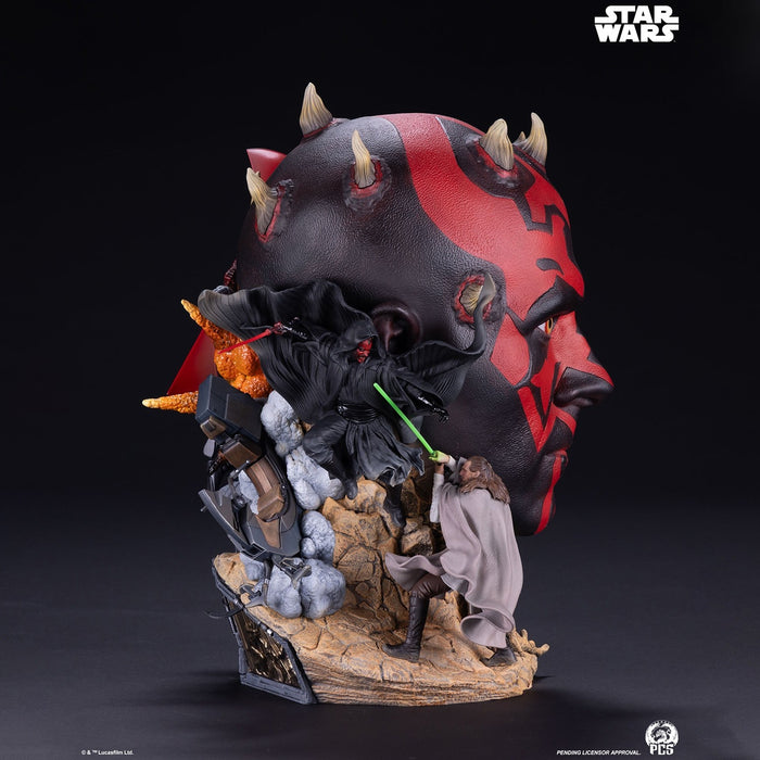 PCS Bust Fine Art Series: Start Wars La Amenaza Fantasma - Darth Maul 14 Pulgadas