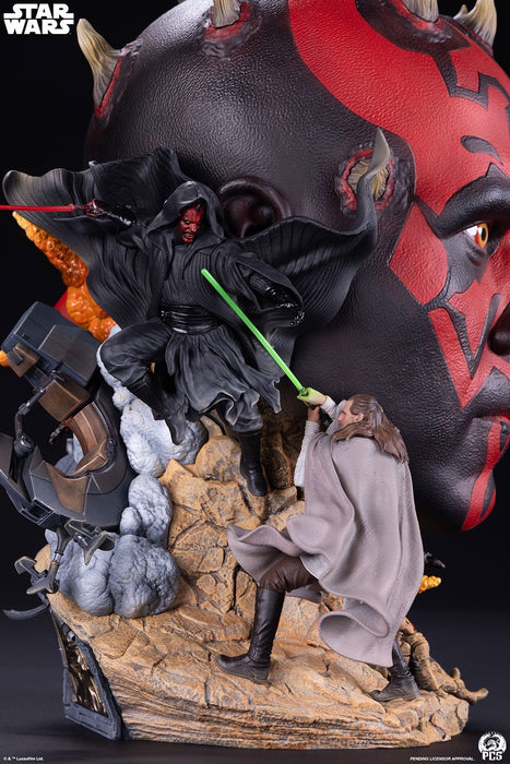 PCS Bust Fine Art Series: Start Wars La Amenaza Fantasma - Darth Maul 14 Pulgadas