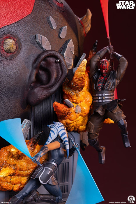 PCS Bust Fine Art Series: Start Wars La Amenaza Fantasma - Darth Maul 14 Pulgadas