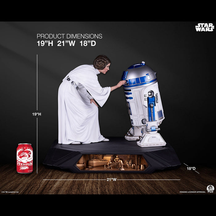 PCS Statue: Star Wars Una nueva Esperanza - Princesa Leia Escala 1/3