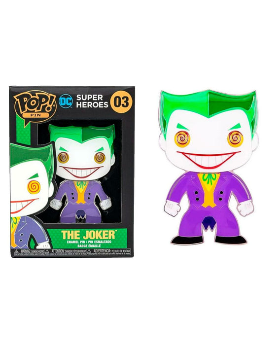 Funko Pop Pin: DC Super Heroes - Joker Pin Esmaltado