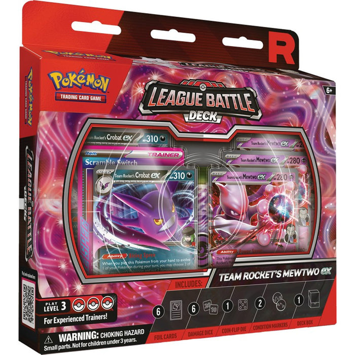 Pokemon TCG: Team Rockets - Mewtwo ex League Battle Deck en Ingles