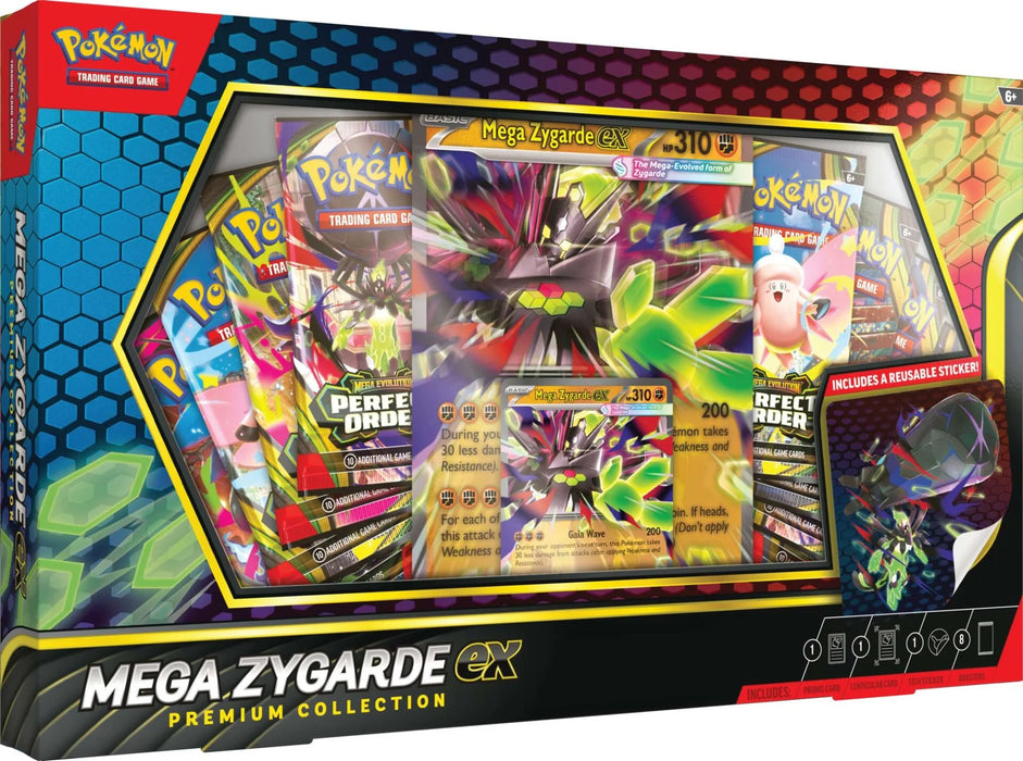 Pokemon TCG: Mega Zygarde ex Premium Collection en Ingles