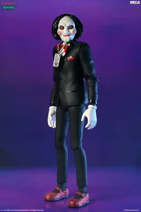 NECA Figura de Accion: Fortnite Saw - Billy the Puppet Fortnitemares 7 Pulgadas