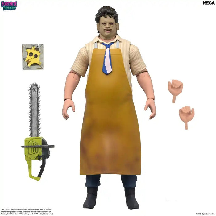NECA Figura de Accion: Fortnite Texas Chainsaw Massacre - Leatherface Fortnitemares 7 Pulgadas