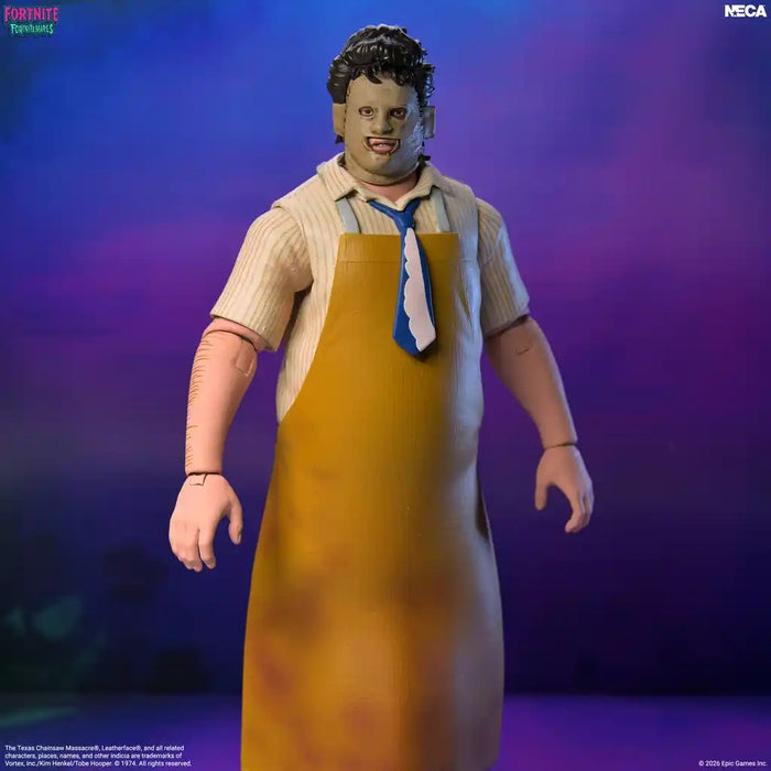 NECA Figura de Accion: Fortnite Texas Chainsaw Massacre - Leatherface Fortnitemares 7 Pulgadas