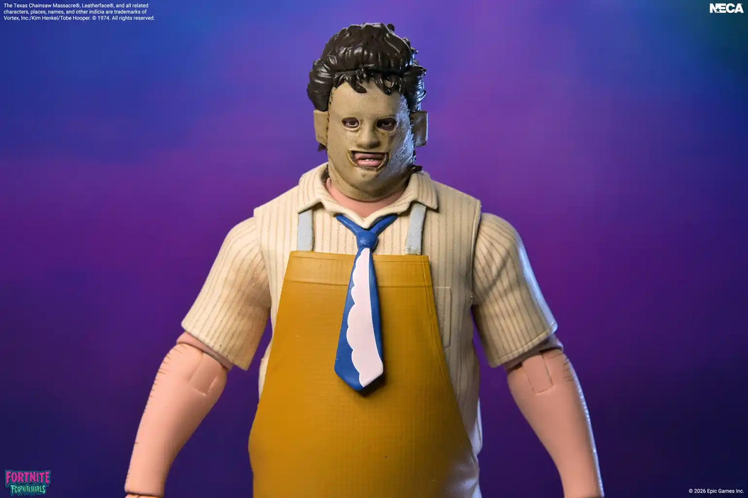 NECA Figura de Accion: Fortnite Texas Chainsaw Massacre - Leatherface Fortnitemares 7 Pulgadas