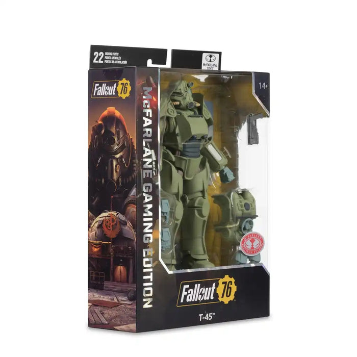 Mcfarlane Gaming Edition: Fallout 76 - T-45 Military Armor Chase 7 Pulgadas
