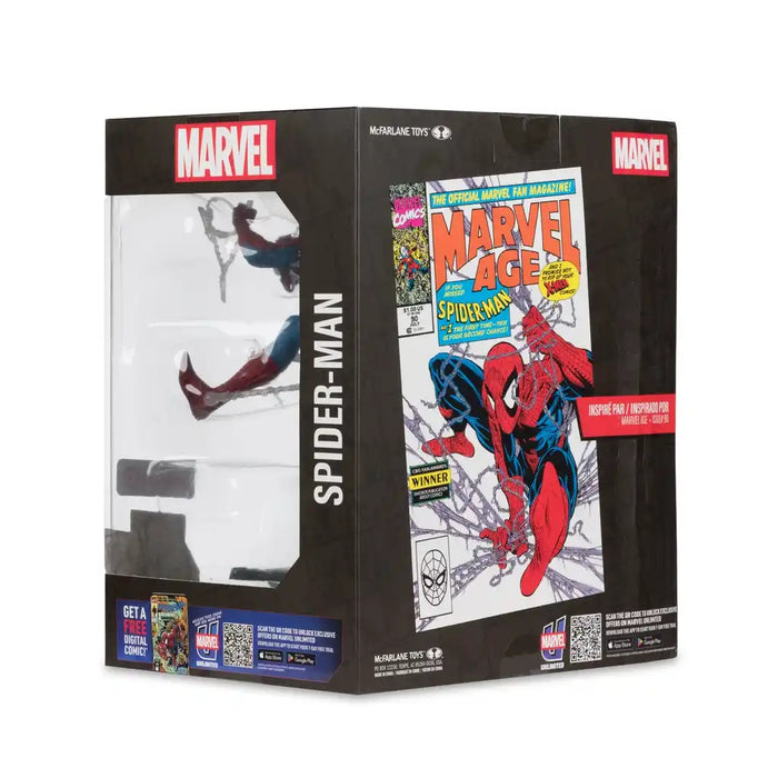 Mcfarlane Marvel Collection: Marvel Age Num 90 - Spider-Man Escala 1/10