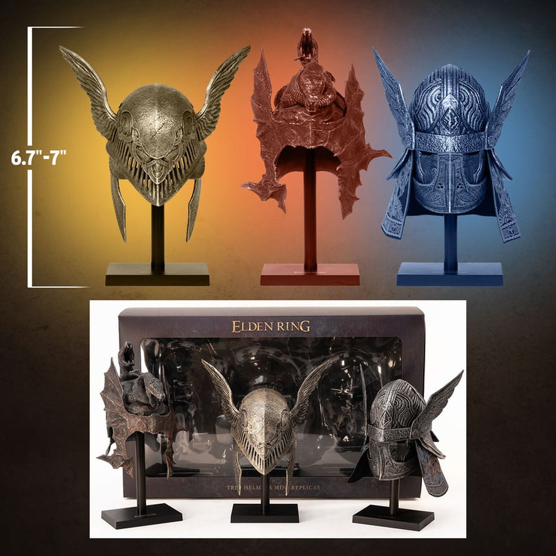 Ahorre 0 % Ahorre % Pure Arts Scaled Replica: Elden Ring - Malenia, Messmer y Wylder Cascos 3 Pack