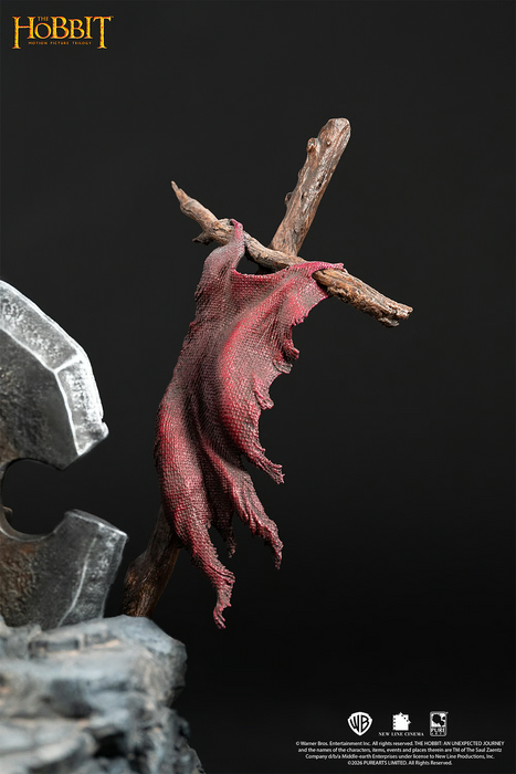 Pure Arts Life Size Bust: El Hobbit - Mascara Artistica de Azog 21 Pulgadas