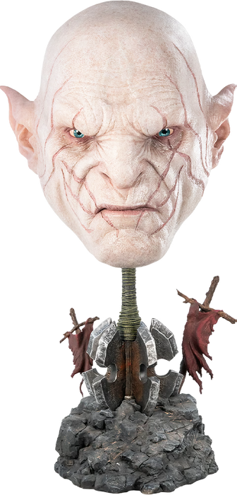Pure Arts Life Size Bust: El Hobbit - Mascara Artistica de Azog 21 Pulgadas